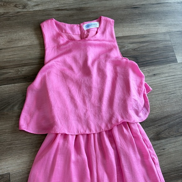 Big Water Blue Sky Womens Pink Jumpsuit Size Small Sleeveless Boho Feminine Vibe - Picture 4 of 11